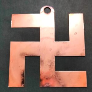 Heavy Quality Copper Swastik Yantra(स्वास्तिक यन्त्र कॉपर),Size 17 cm