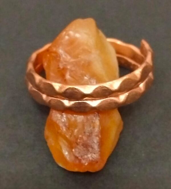 High Quality Designer Double Layer Copper Ring Challa(कॉपर छल्ला रिंग)