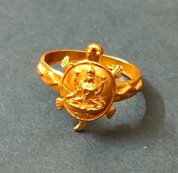 Devi Laxmi Meru Ring In Brass(ब्रास देवी लक्ष्मी मेरु रिंग)