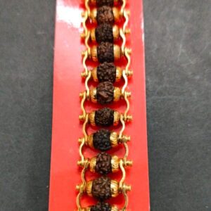 High Quality Brass Rudraksha Bracelet(ब्रास रुद्राक्ष ब्रेसलेट)