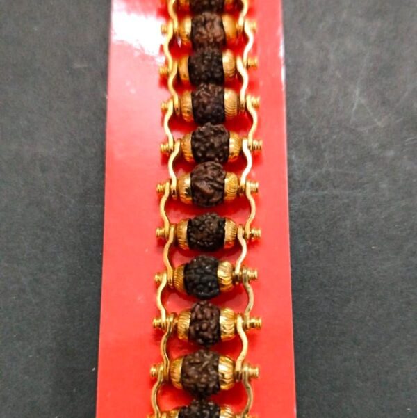 High Quality Brass Rudraksha Bracelet(ब्रास रुद्राक्ष ब्रेसलेट)