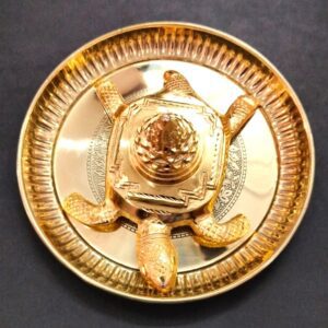 Heavy Quality Ashthdhatu Meru Shri Yantra(अष्टधातु मेरु श्री यन्त्र ), Size-6 inch, Weight-340 gram