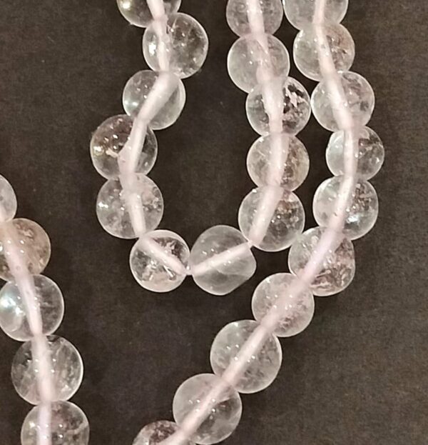 Certified Sphatik Sfatik Mala With Cerificate 100% Original(स्फटिक माला ), Bead Size 6 mm
