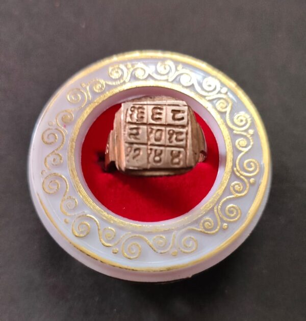 Teesa Yantra Ring In Copper, size standard