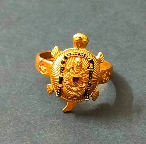 Tirupati Bala Ji Meru Ring In Brass (तिरुपति बाला जी मेरु रिंग ब्रास)