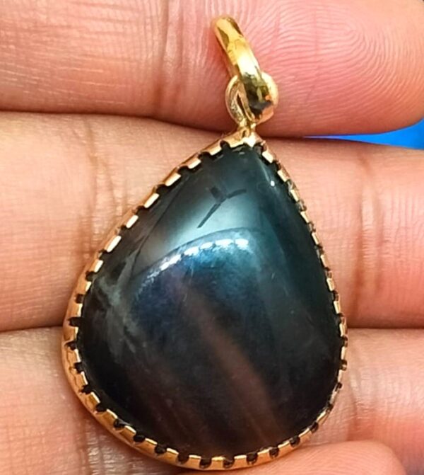 Big Size Panchdhatu Sulemani Hakik Locket(पंचधातु सुलेमानी हकीक लॉकेट), Weight- 37.05 carat