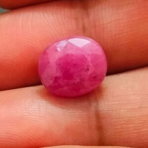 Certified Ruby Maanik Stone(रूबी माणिक स्टोन) Weight- 9.80 carat