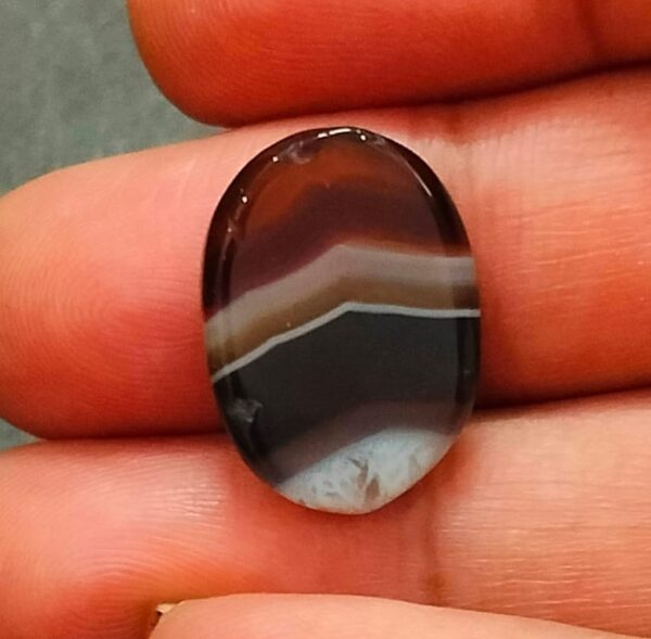 Sulemani Hakik Stone(सुलेमानी हकीक स्टोन) , Weight- 11.80 carat