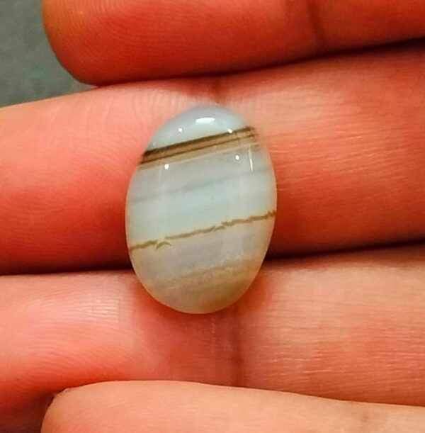 Sulemani Hakik Stone(सुलेमानी हकीक स्टोन) , Weight- 12.80 carat