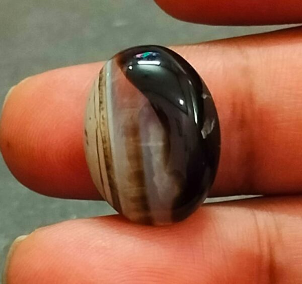 Sulemani Hakik Stone(सुलेमानी हकीक स्टोन) , Weight- 17.60 carat