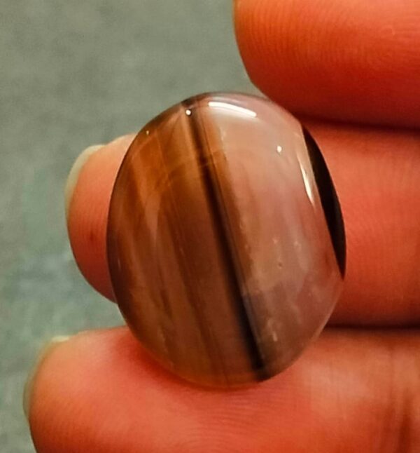 Sulemani Hakik Stone(सुलेमानी हकीक स्टोन) , Weight- 21.15 carat