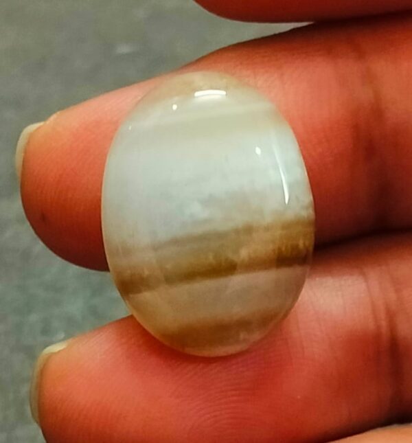 Sulemani Hakik Stone(सुलेमानी हकीक स्टोन) , Weight- 21.45 carat