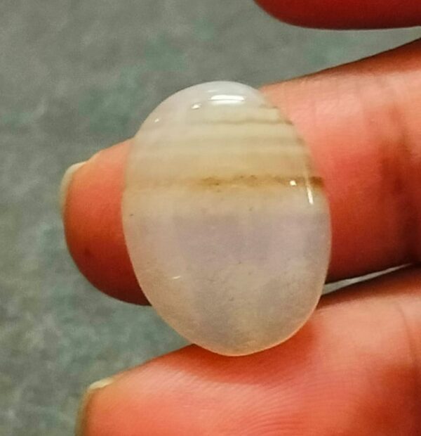 Sulemani Hakik Stone(सुलेमानी हकीक स्टोन) , Weight- 21.60 carat