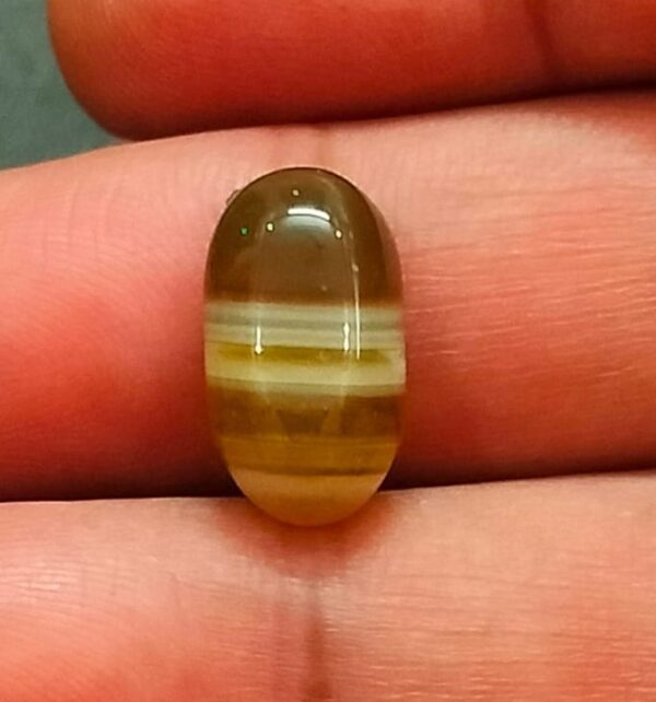 Sulemani Hakik Stone(सुलेमानी हकीक स्टोन) , Weight- 9.15 carat
