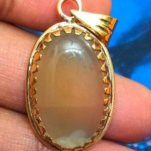 Big Size Panchdhatu Sulemani Hakik Locket(पंचधातु सुलेमानी हकीक लॉकेट), Weight- 8.59 g
