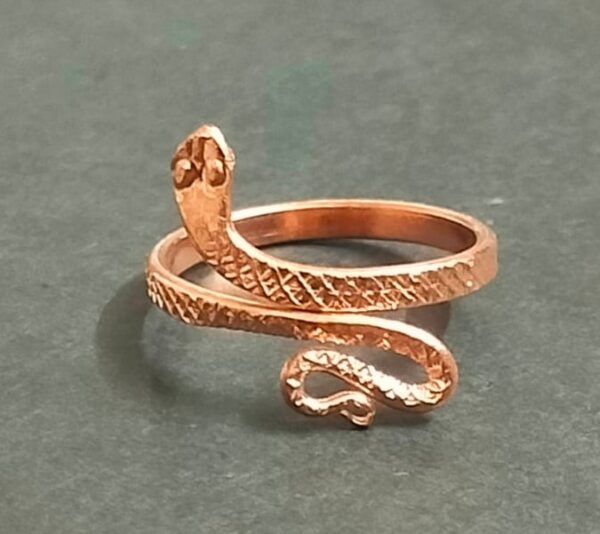 Copper Naag Ring For Kalsarp Dosh Nivaran(काल सर्प दोष निवारक नाग रिंग)